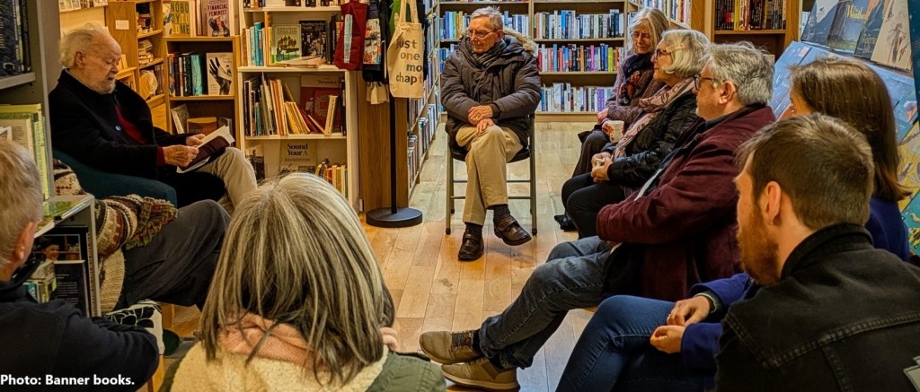 Poetry reading in a Clare bookshop.