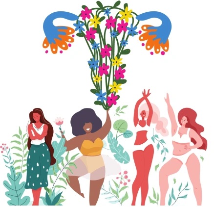 GRAPHIC DESIGN, VISUAL COMMUNICATION FOR WOMEN'S HEALTH, PERIMENOPAUSE, MENOPAUSE, KATHRYN M. CROWLEY, IRELAND.