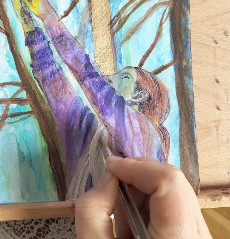 Frogspawn distracted me from painting trees: it wasn’t a giant leap.